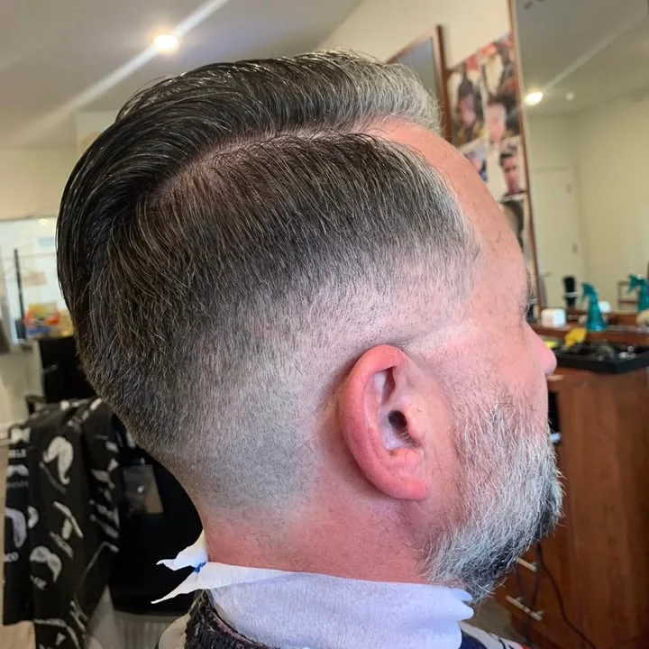 A clean fade done at Bosco's Barbershop, Richmond